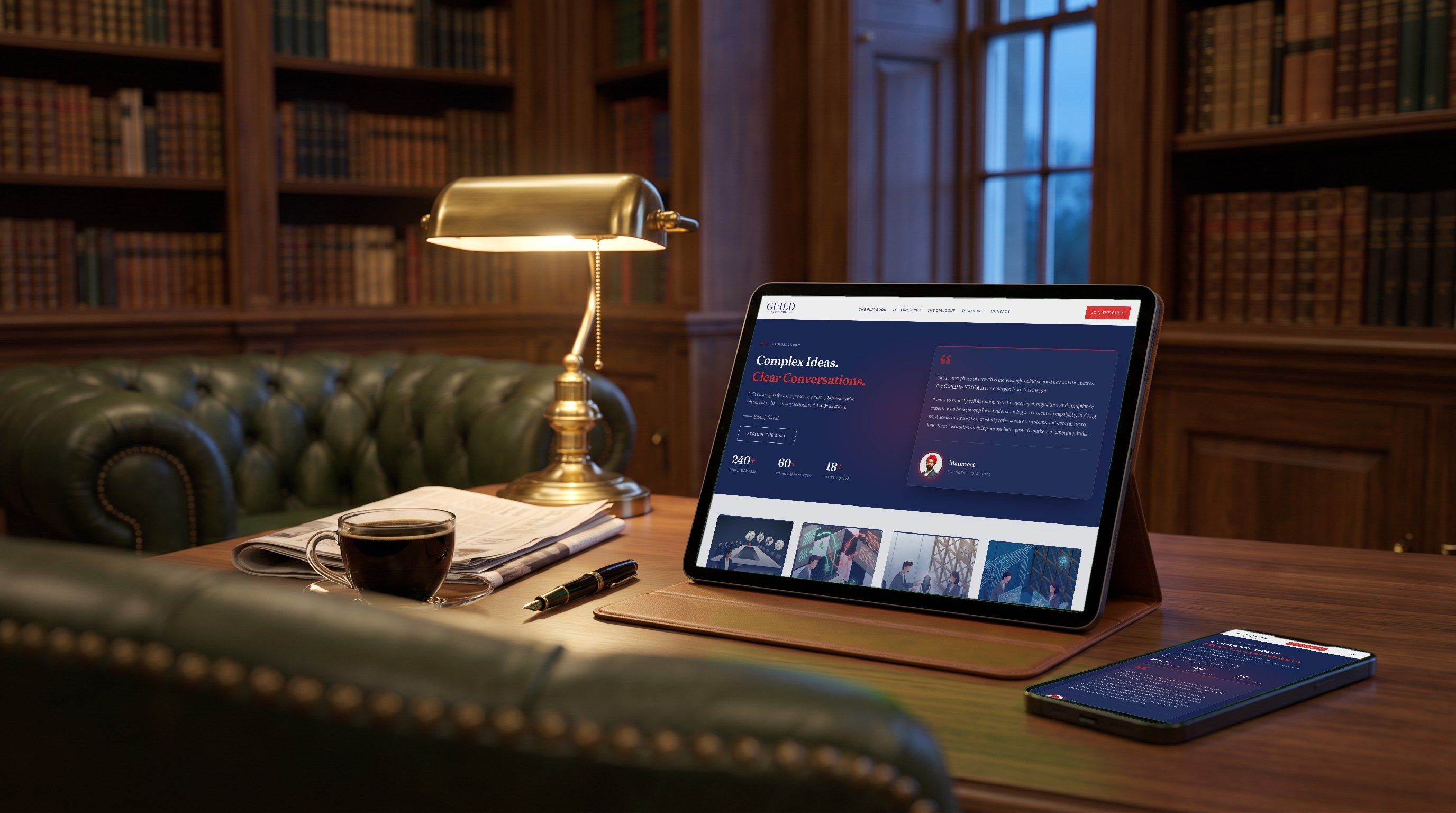 GUILD by V5 Global: Editorial platform for an advisory guild
