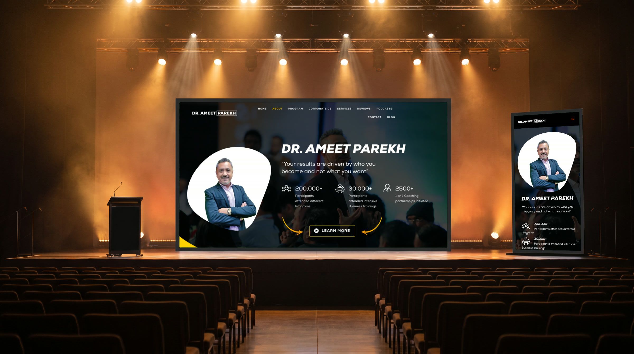 Dr. Ameet Parekh: Business coach personal brand