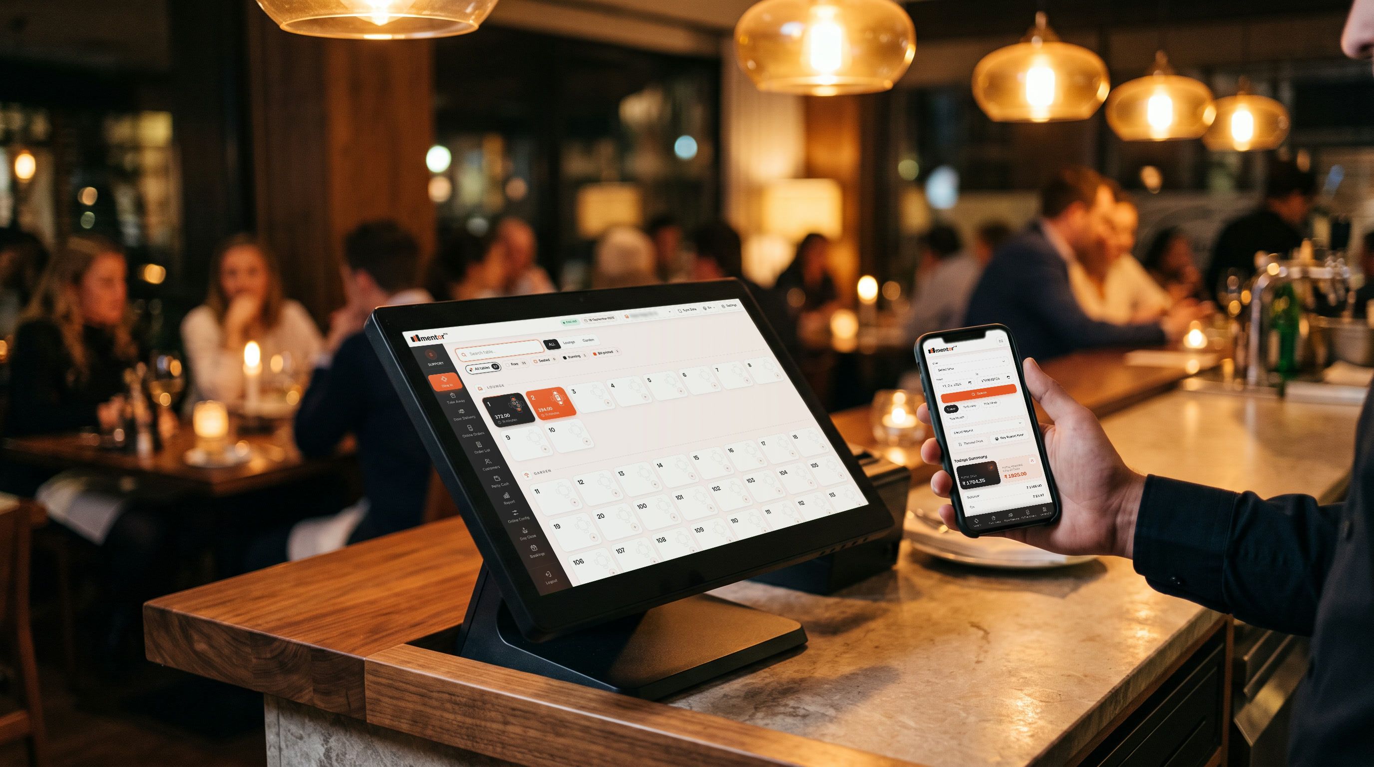 MentorPOS: Restaurant point-of-sale redesign